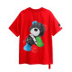 MWM Ανδρική κοντομάνικη μπλούζα Mike Teddy Print Tshirt